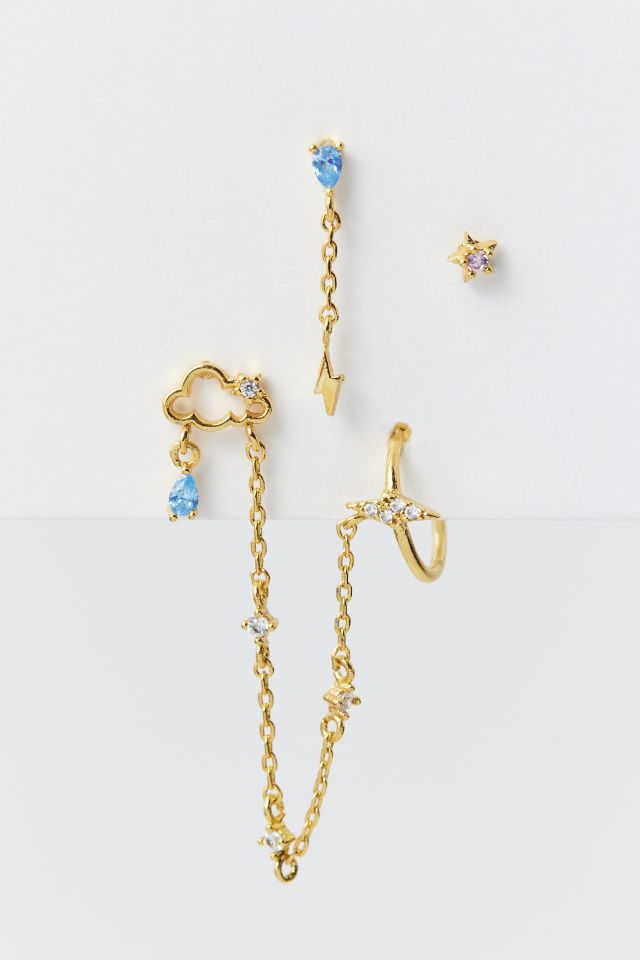 Girls Crew Nimbus Cloud Earring Set #1