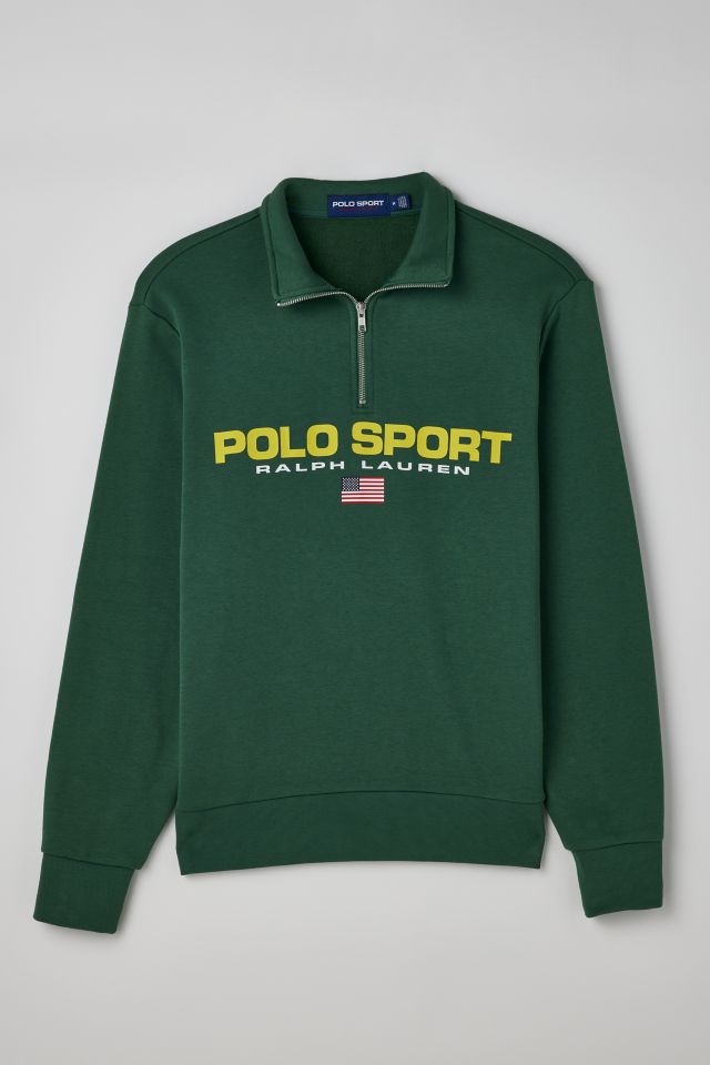 Polo Ralph Lauren Sport Icon Quarter-Zip Sweatshirt | Urban Outfitters