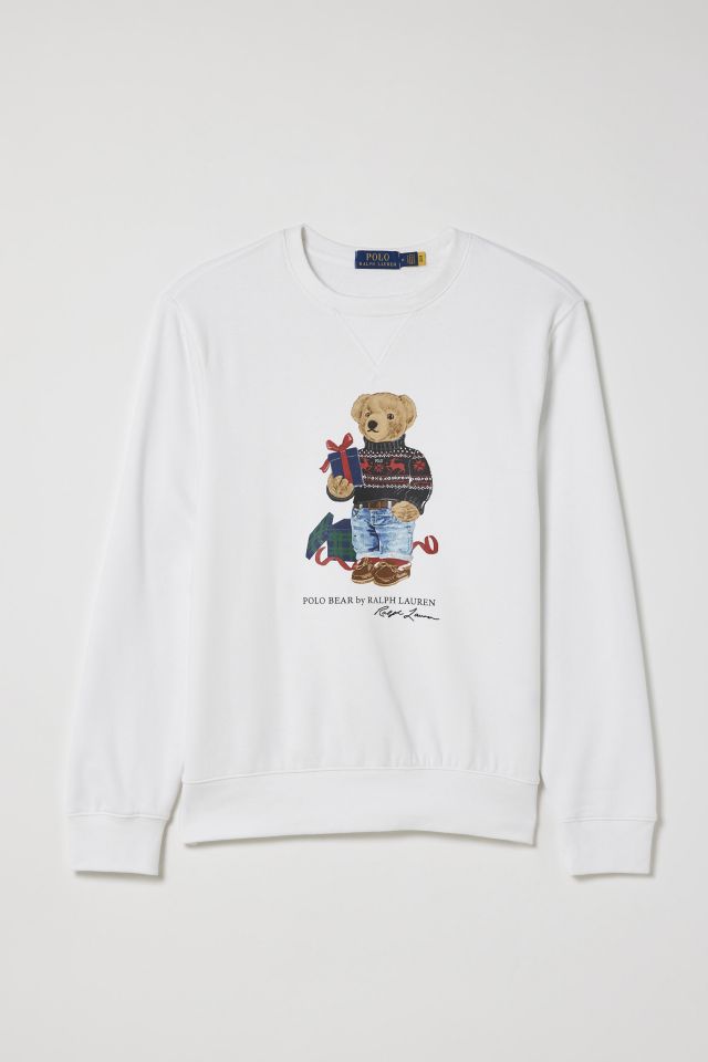 Polo Ralph Lauren Gift Bear Crew Neck Sweatshirt Urban Outfitters