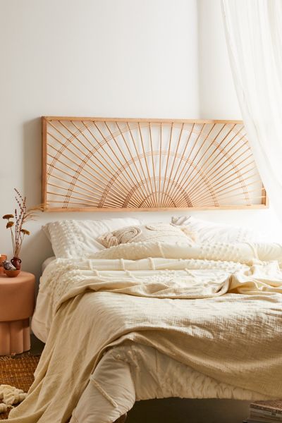 Urban Outfitters Sol Wooden Headboard In Brown