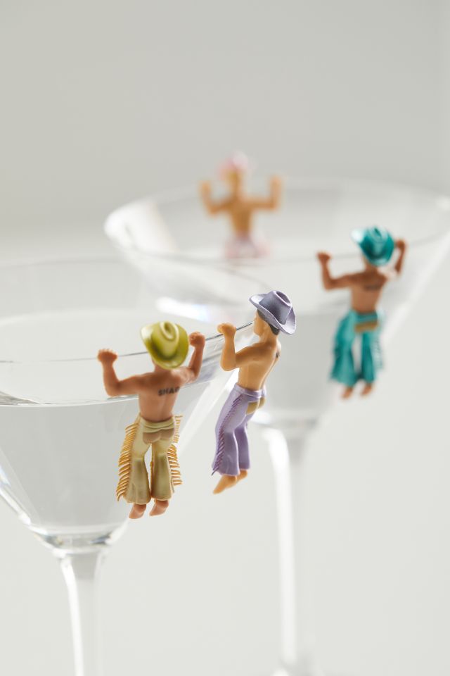 DRINKING BUDDIES(DRINK MARKERS) HANG ON TO YOUR GLASS(Set of 6