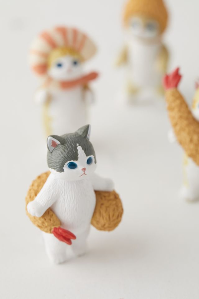 Figurine de chat avec crevette frite choisie au hasard Mofusand #1