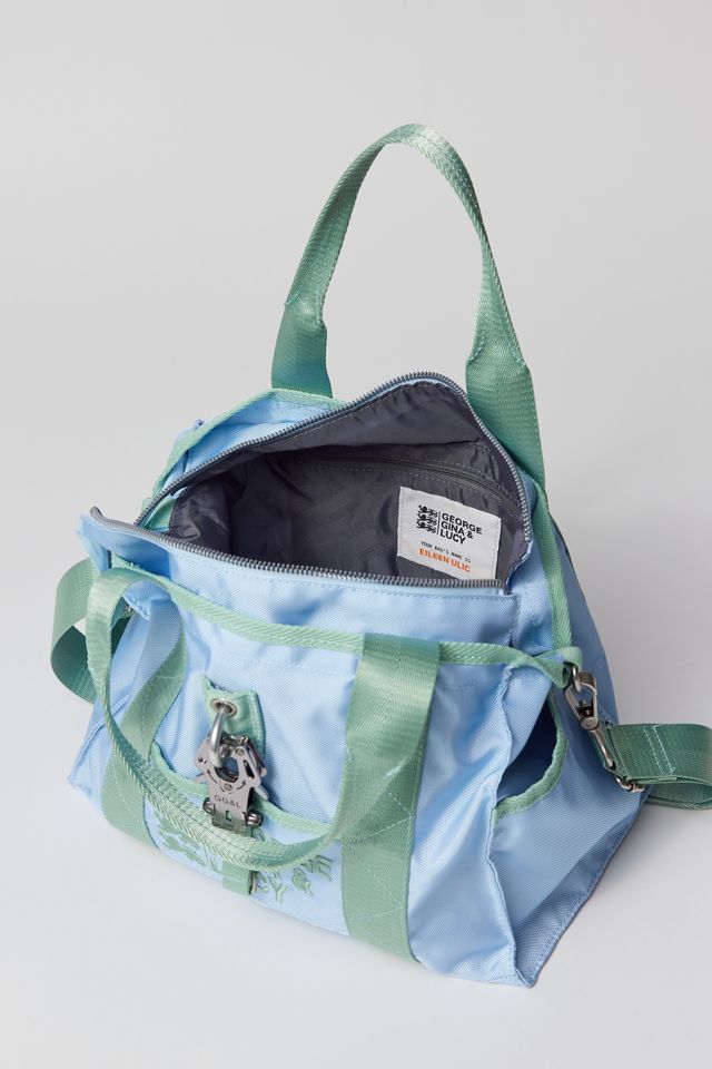 E GINA &amp; LUCY ショルダーバッグ　ブルー George Gina Lucy Multipocket Cargo Crossbody Blue Bag Jelly Bean