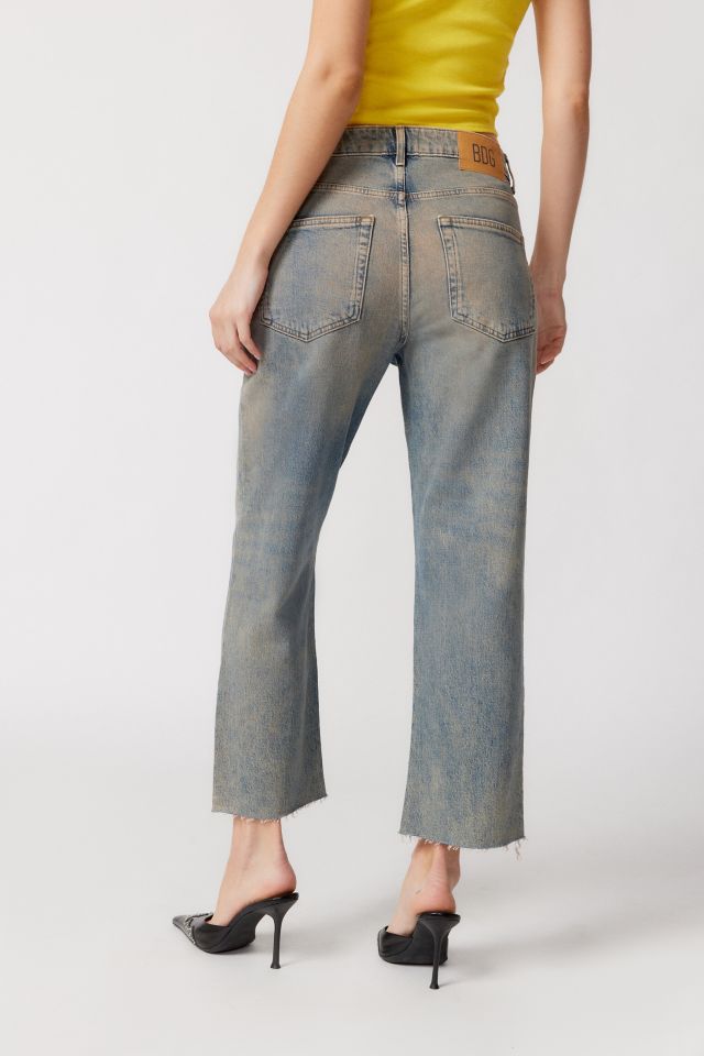 BDG Cropped Straight- Leg Cowboy Jean #3