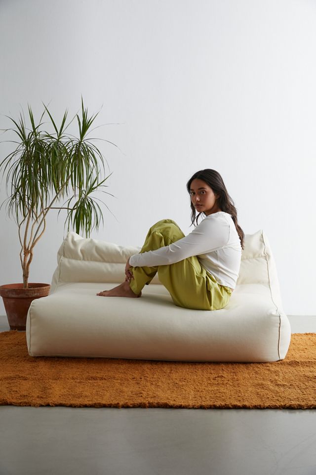 Dylan Velvet Bean Bag Sofa Urban Outfitters