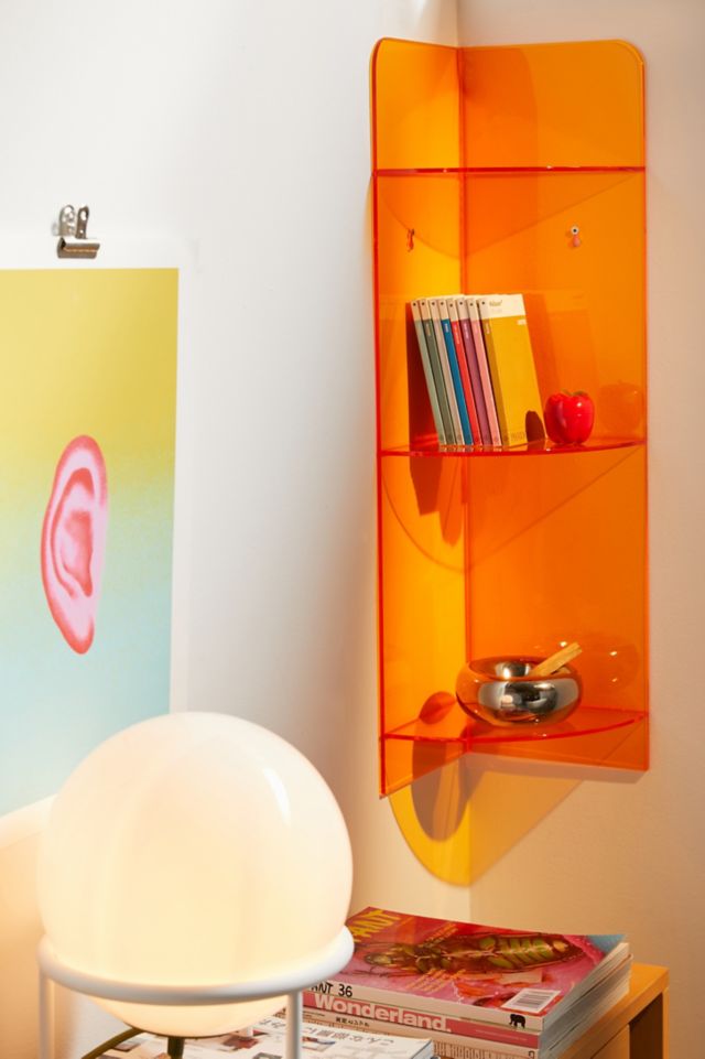 Acrylic Corner Storage Shelf