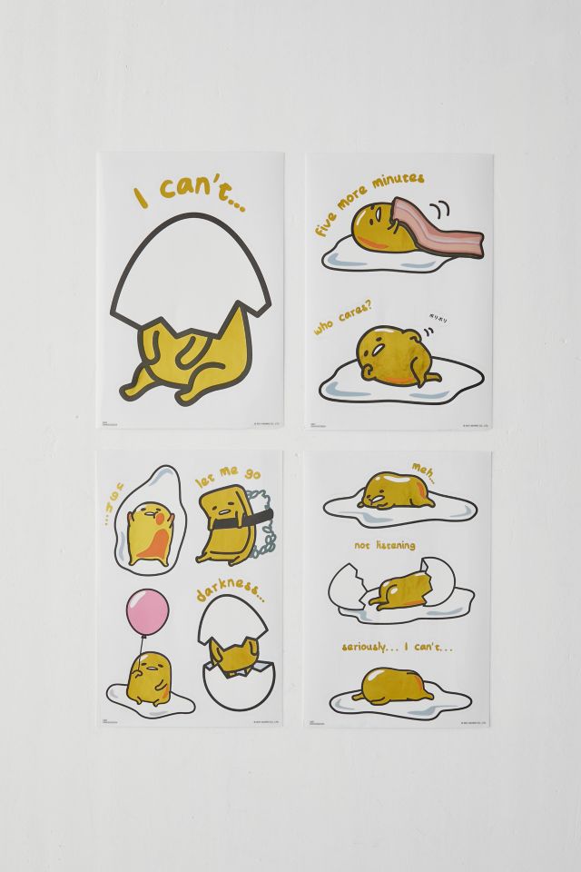 Ensemble de décalcomanies pour appareils Gudetama #1