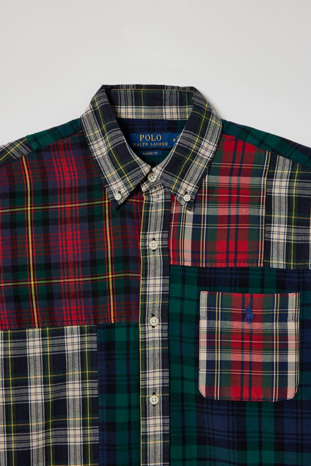 Polo Ralph Lauren Patchwork Flannel Classic Oxford Shirt #2