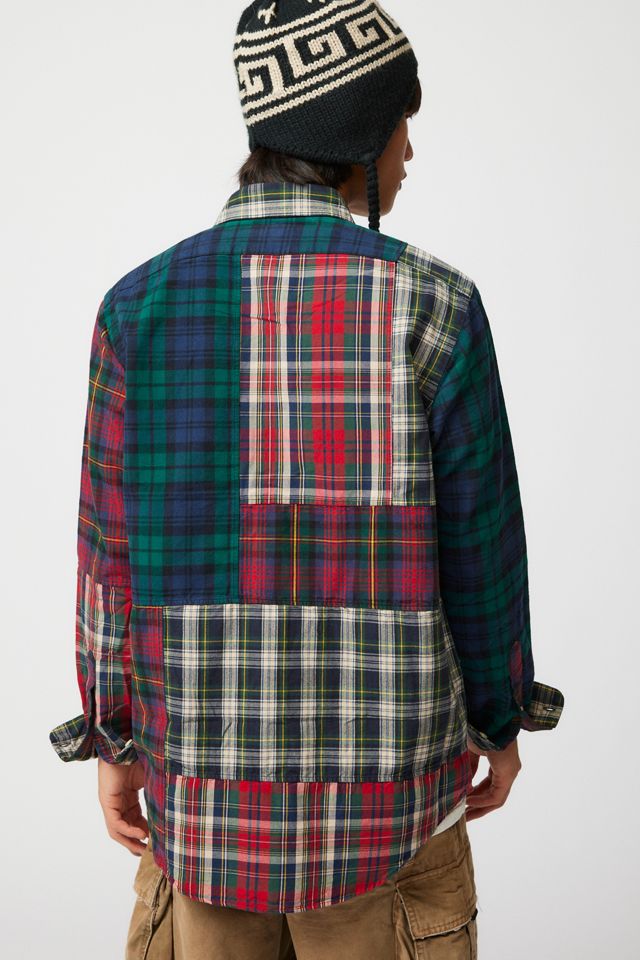 Polo Ralph Lauren Patchwork Flannel Classic Oxford Shirt #3