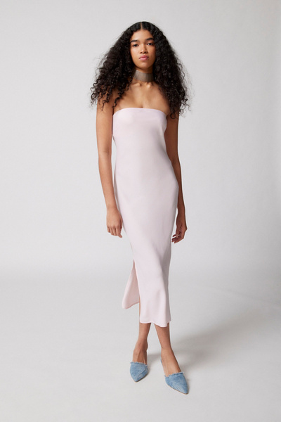 wedding guest dresses pink Zapaka Women Pink Wedding Guest Dress with Ruffle Sleeves A Line V Neck Pleated Chiffon Long Formal Dress, Pink / US12