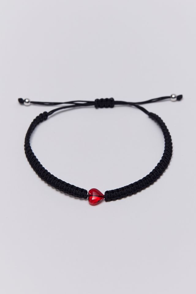 Heart Cord Bracelet | Urban Outfitters