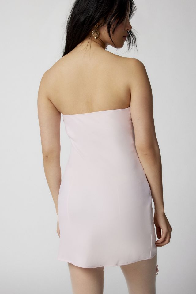 Robe Mini Bustier en Satin Rina UO #3