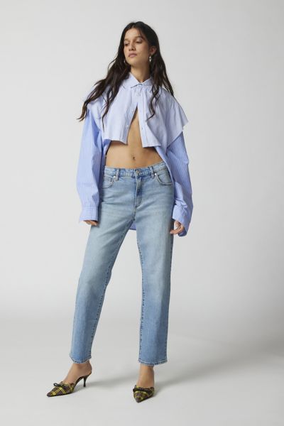 Abrand Jeans A 95 Mid-rise Straight Jean In Tinted Denim, Women's At Urban Outfitters