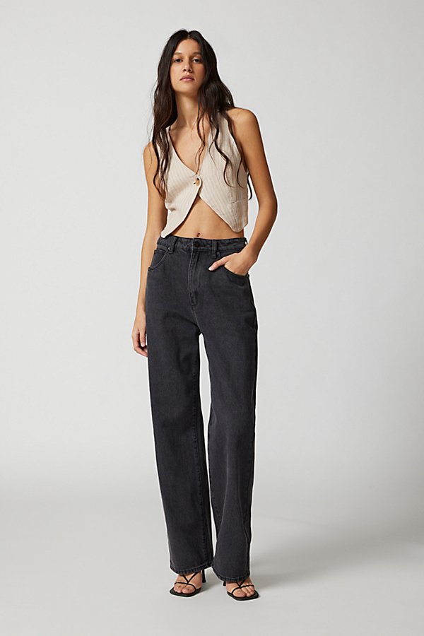 Abrand Jeans A Carrie High-waisted Jean In Black, Women's At Urban Outfitters