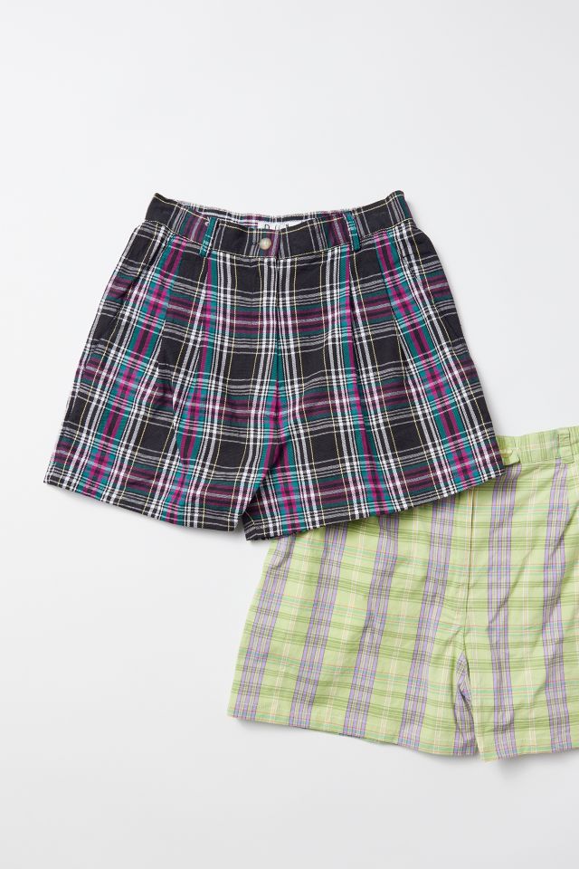 Urban Renewal Vintage Plaid Trouser Short #1