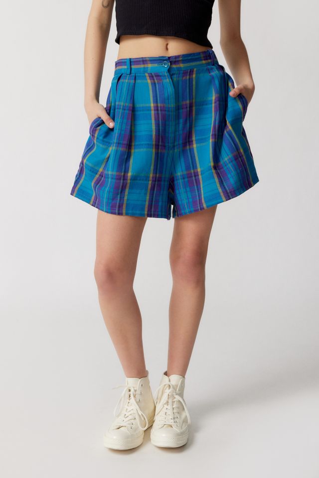 Urban Renewal Vintage Plaid Trouser Short #3
