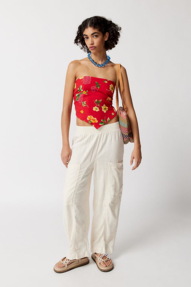 Urban Renewal Linen Wrap Halter Top  Urban Outfitters Singapore -  Clothing, Music, Home & Accessories