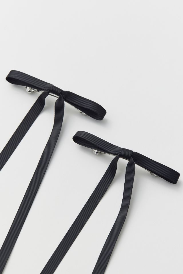 Ribbon Hair Bow Barrette Set #2