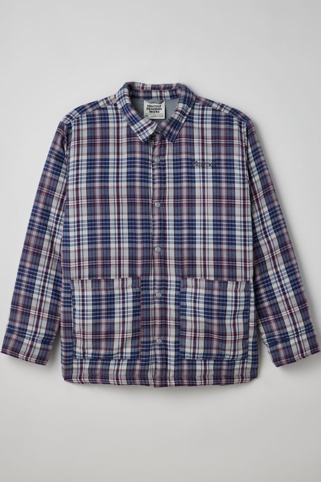 Marmot Lanigan Flannel Chore Shirt Jacket | Urban Outfitters