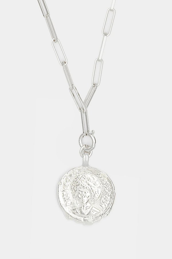 Deux Lions Jewelry Sophia Charm Necklace In Silver