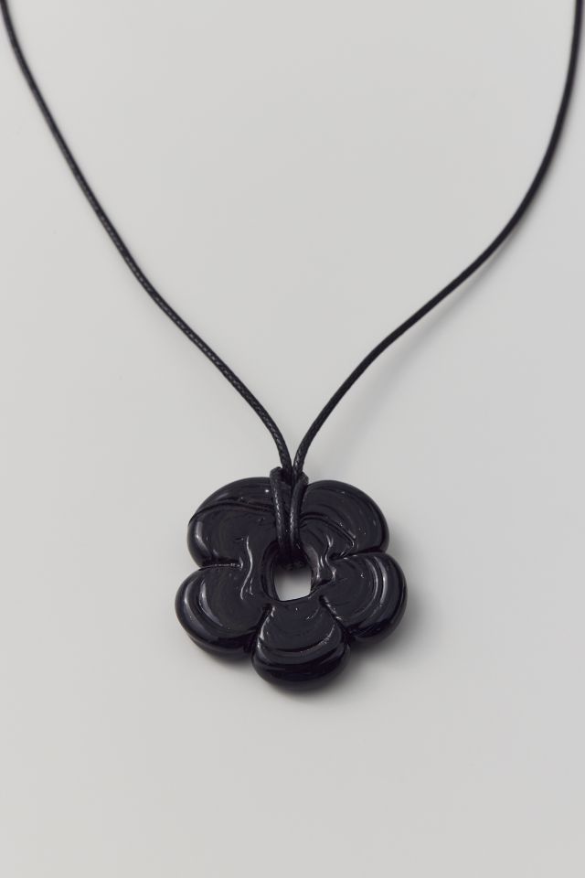 Nefelibata Jumbo Fleur Bolo Tie Corded Necklace #1