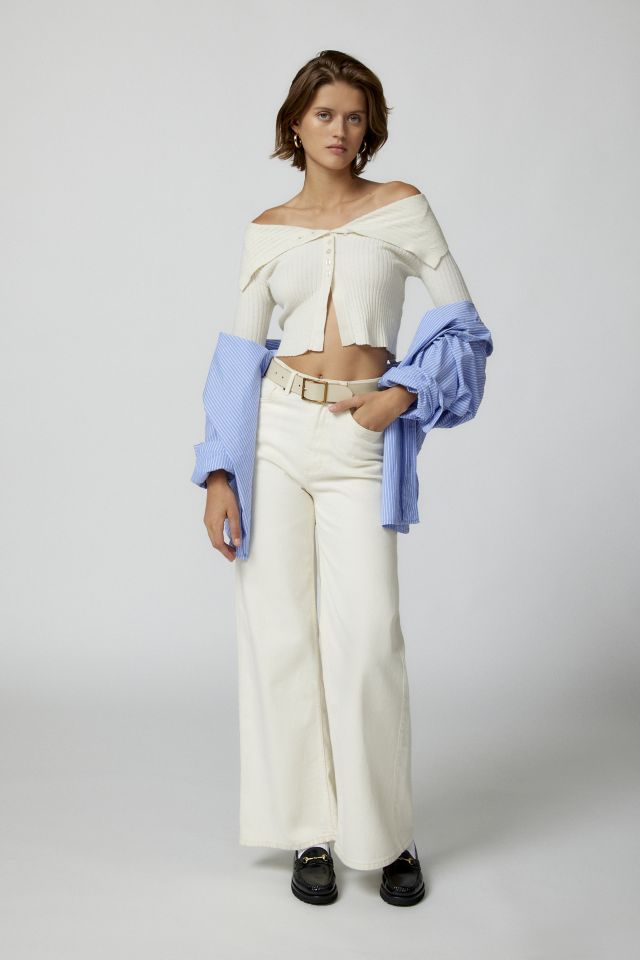 UO Auckland Cropped Flyaway Cardigan #1