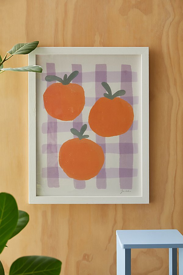 Pstr Studio Zoe Oranges In Summer Art Print In Multi