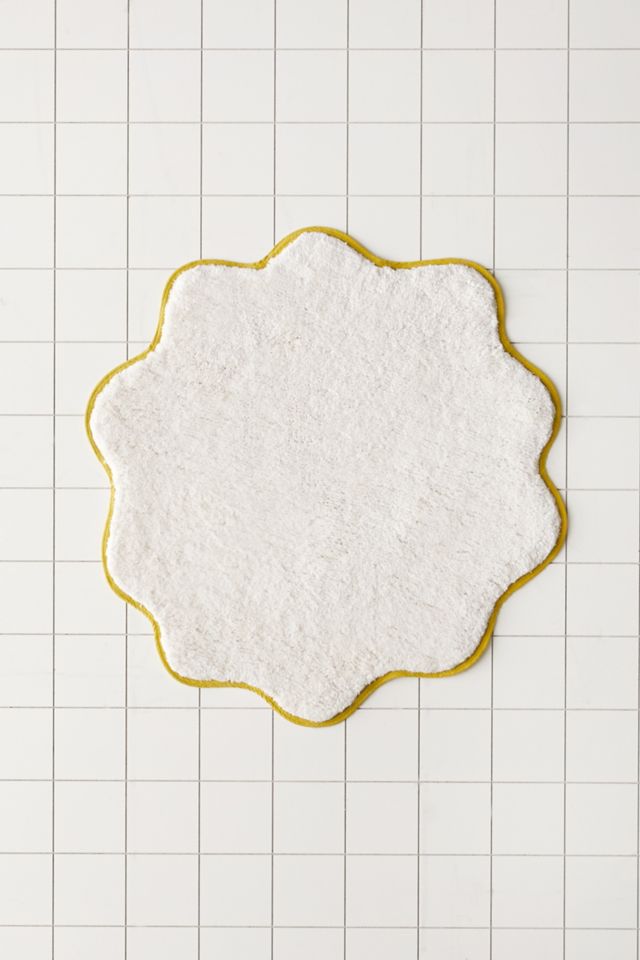 Olsen Contrast Edge Bath Mat #1