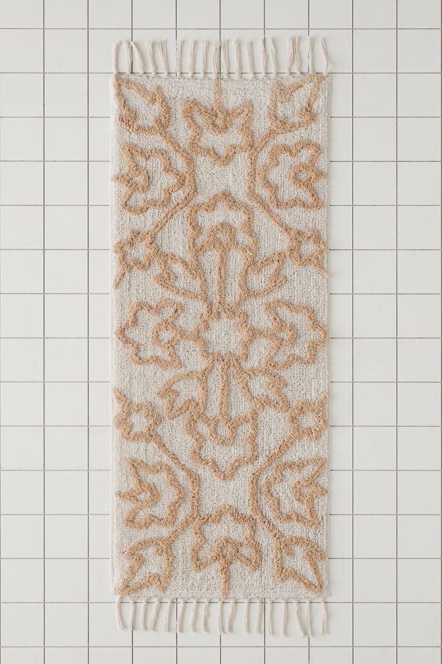 Tapis de bain Orlie à pompons #1