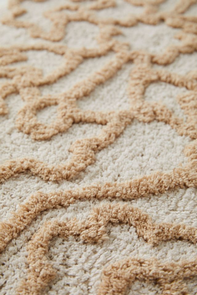 Uchino Cotton & Cashmere Bath Mat, Off-White — Fendrihan