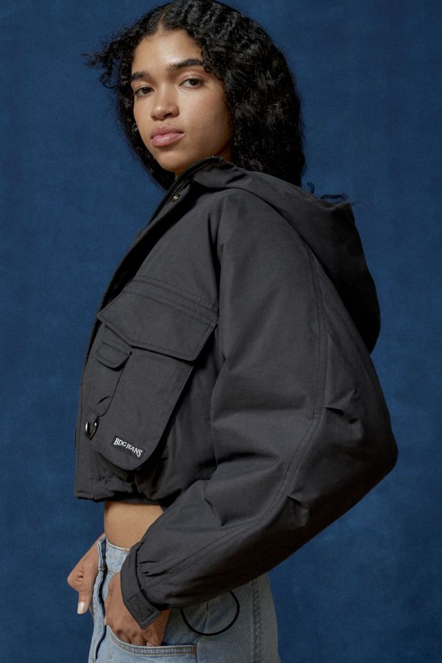 BDG Cropped Utility Puffer Jacket #3