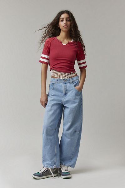 Bdg Rih Extreme Baggy Mid-rise Jean In Tinted Denim, Women's At Urban Outfitters