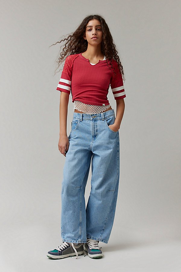 Bdg Rih Extreme Baggy Mid-rise Jean In Tinted Denim, Women's At Urban Outfitters