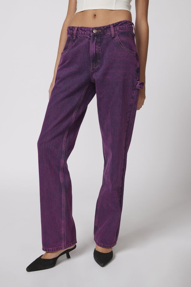 SSENSE Canada Exclusive Purple Secret Carpenter Jeans by drew