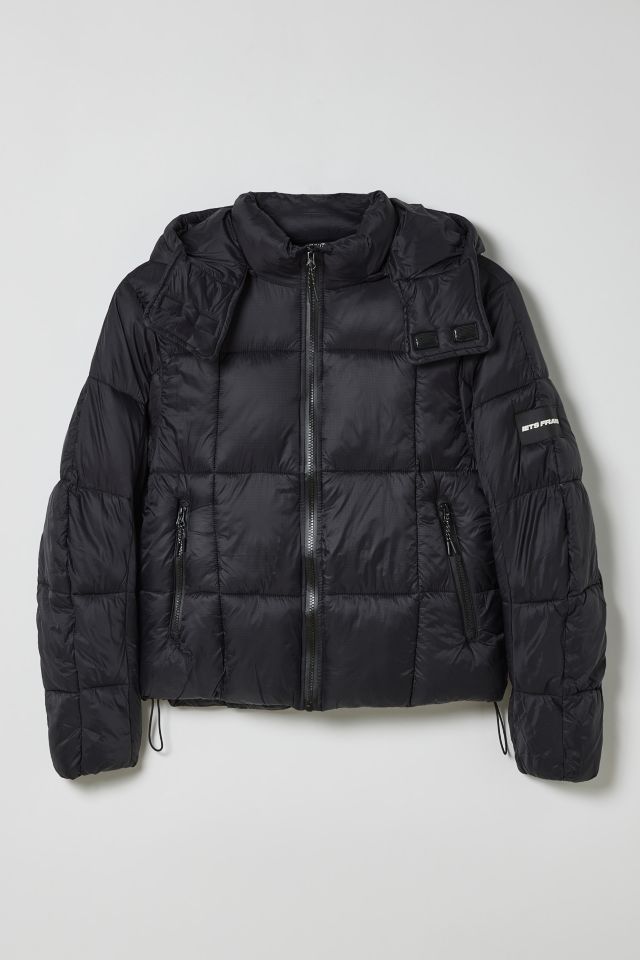 Urban outfitters cheap black puffer jacket