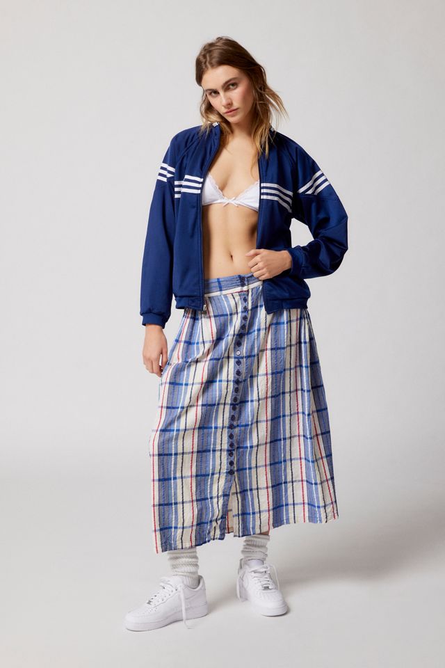 Urban Renewal Vintage Plaid Midi Skirt Urban Outfitters