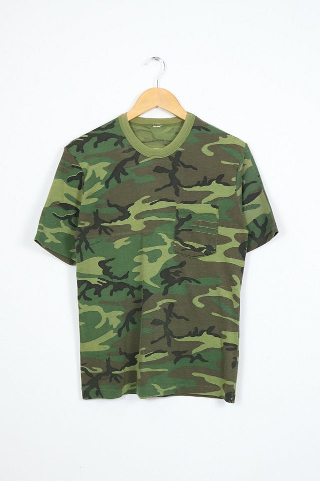 Vintage Camo Tee 01 Urban Outfitters