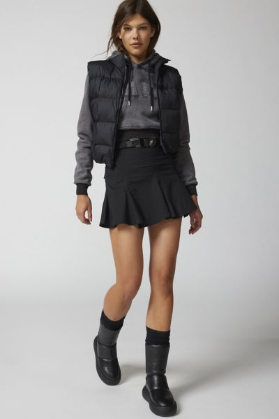 Vagabond Shoemakers Aylin Puffer Tall Boot Jacket In Black, Women's At Urban Outfitters