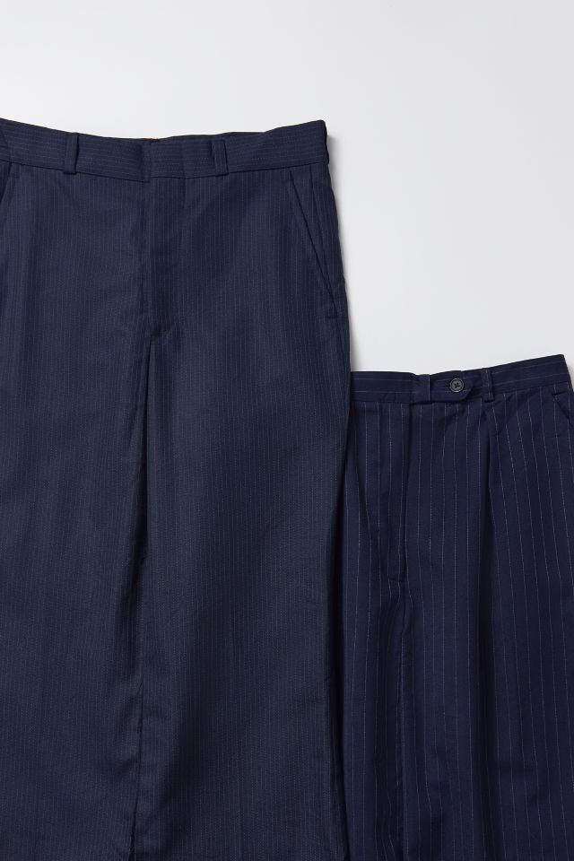 Urban Renewal Remade Pinstripe Trouser Skirt #1
