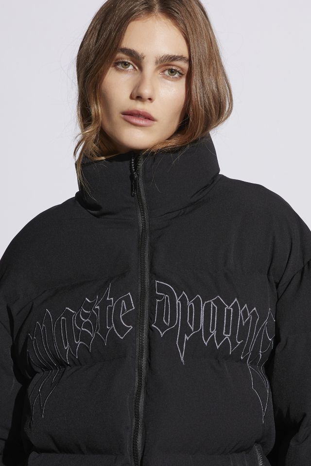 Wasted Paris Embroidered Logo Puffer Jacket