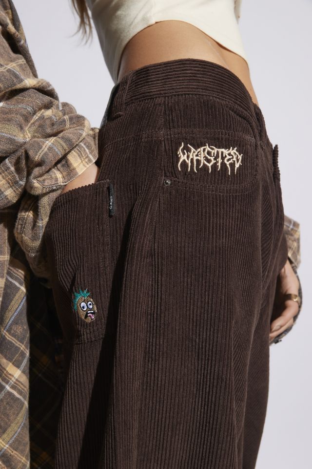 Wasted Paris UO Exclusive Casper Corduroy Embroidered Pant #4
