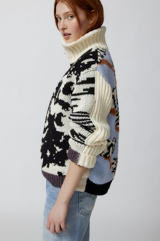 Mandinga Swatch Upcycled Sweater Jacket #3