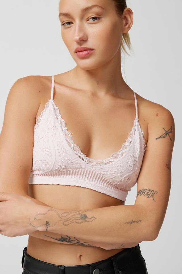 Out From Under Valentina Seamless Lace-Trim Bralette