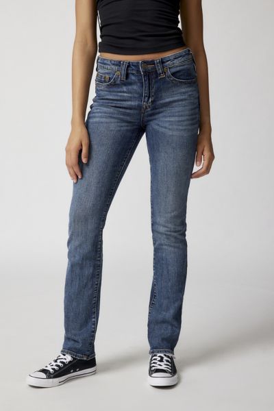 TRUE RELIGION TRUE RELIGION BILLIE MID-RISE STRAIGHT JEAN 