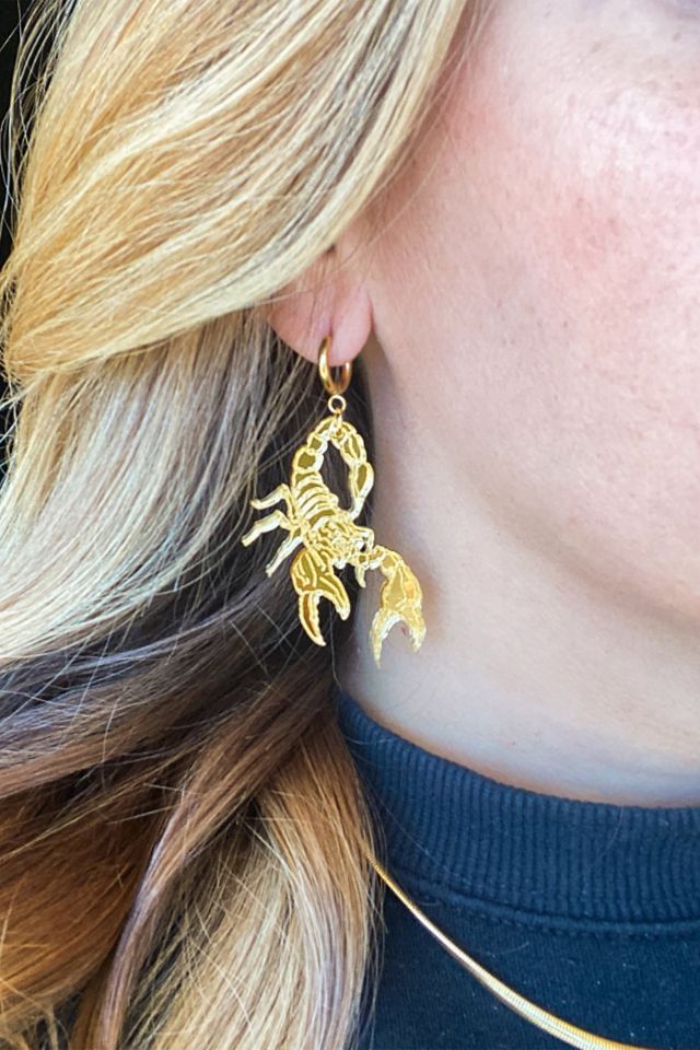 Sigfus Designs Mirrored Scorpion Earrings #1