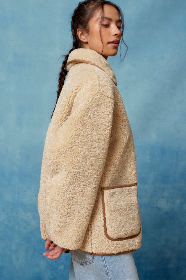 BDG Faux Suede Reversible Coat #2