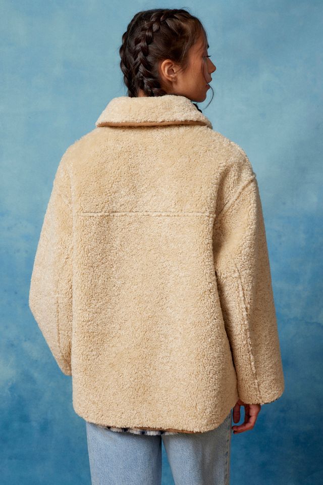 BDG Faux Suede Reversible Coat #3