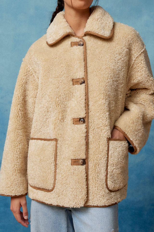 BDG Faux Suede Reversible Coat #4