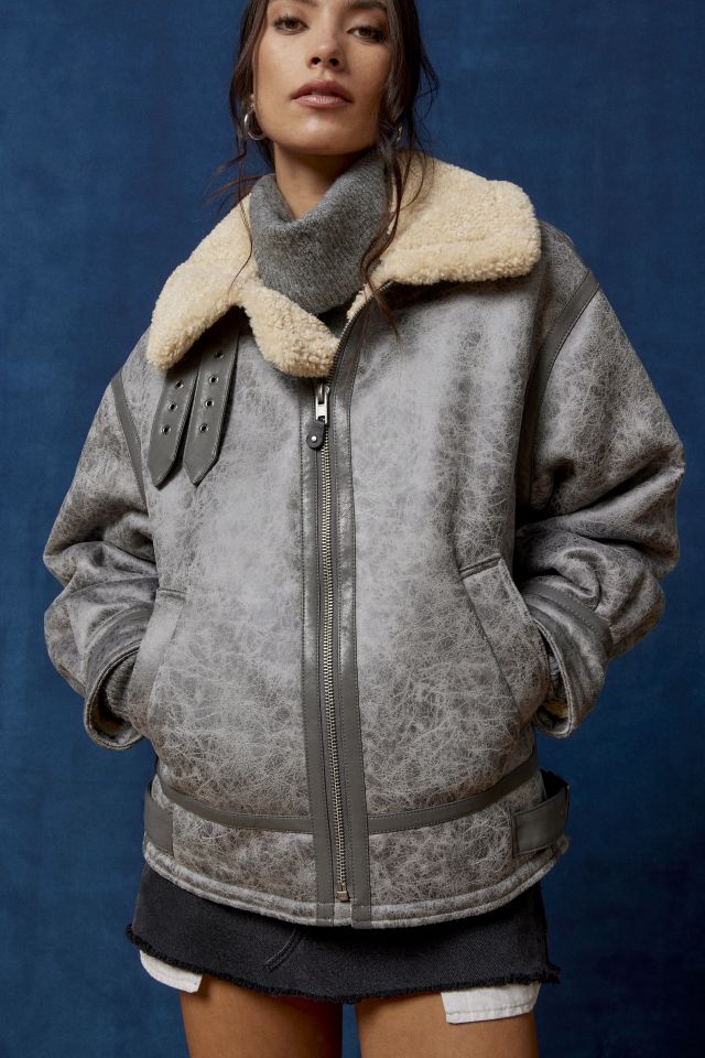 Urban outfitters hotsell aviator jacket