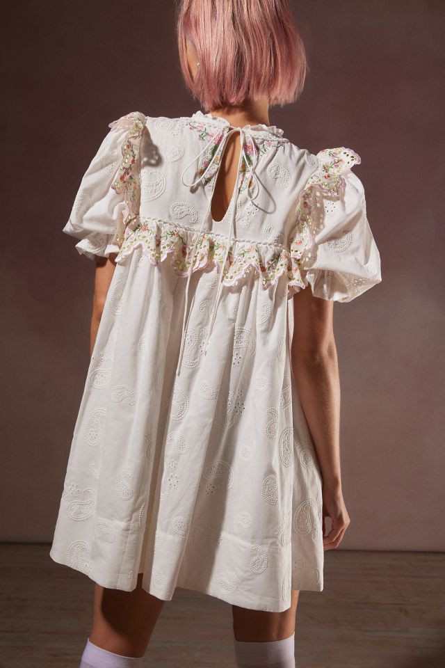 Robe Mini Thalia Eyelet For Love & Lemons #3